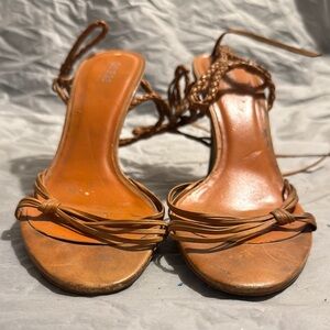 Women's Tan Leather Sandals